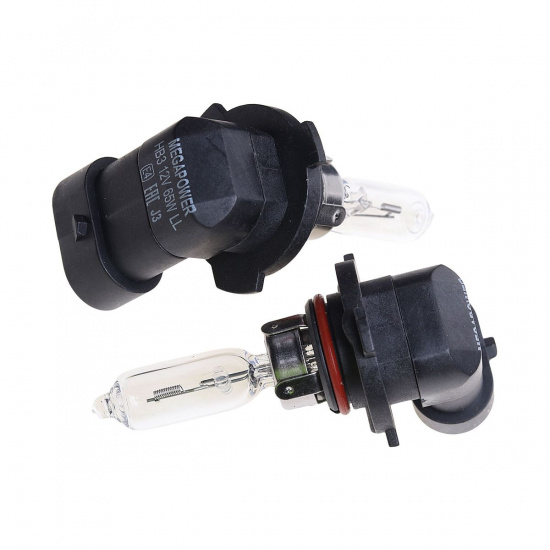 Большое фото товара - Автолампа HB3/9005 65 P20d LONG LIFE бокс 2шт 12V MEGAPOWER M-37033039, M-37033039. Вариант №1