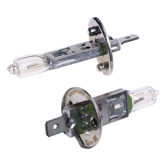 Большое фото товара - Автолампа H1 55 P14.5s STANDART бокс 2шт 12V MEGAPOWER M-37033004, M-37033004. Вариант №1
