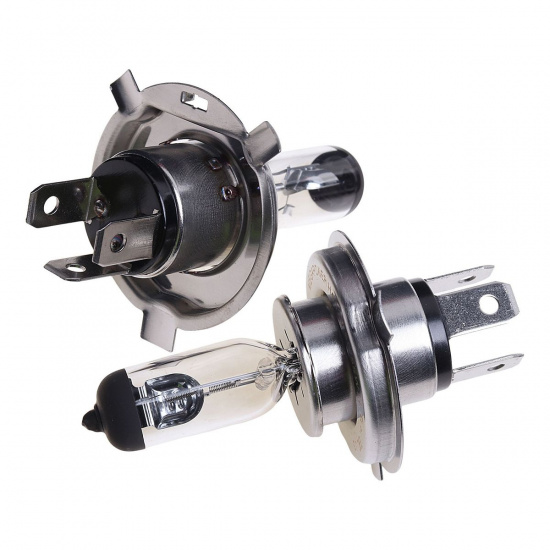 Большое фото товара - Автолампа H4 60/55 P43t-38 LONG LIFE бокс 2шт 12V MEGAPOWER M-37033021, M-37033021. Вариант №1