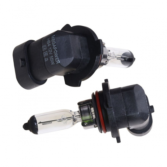 Большое фото товара - Автолампа HB4/9006 55 P22d STANDART бокс 2шт 12V MEGAPOWER M-37033043, M-37033043. Вариант №1