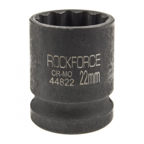 Большое фото товара - Головка торцевая 22мм 1/2 12-гранная ударная L=58мм ROCKFORCE RF-44822, RF-44822. Вариант №1