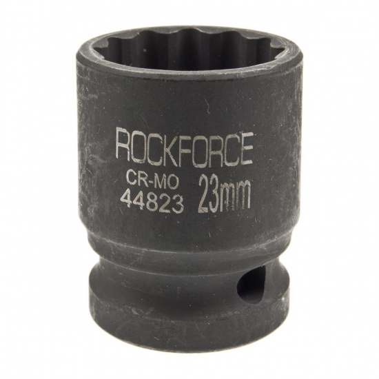 Большое фото товара - Головка торцевая 23мм 1/2 12-гранная ударная L=40мм ROCKFORCE RF-44823, RF-44823. Вариант №1