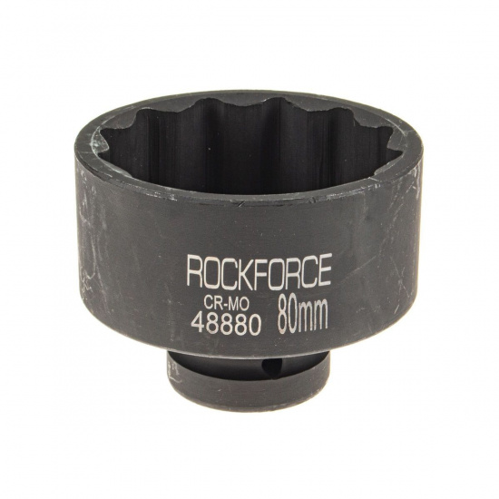 Большое фото товара - Головка торцевая 80мм 1 12-гранная ударная L=78мм ROCKFORCE RF-48880, RF-48880. Вариант №1