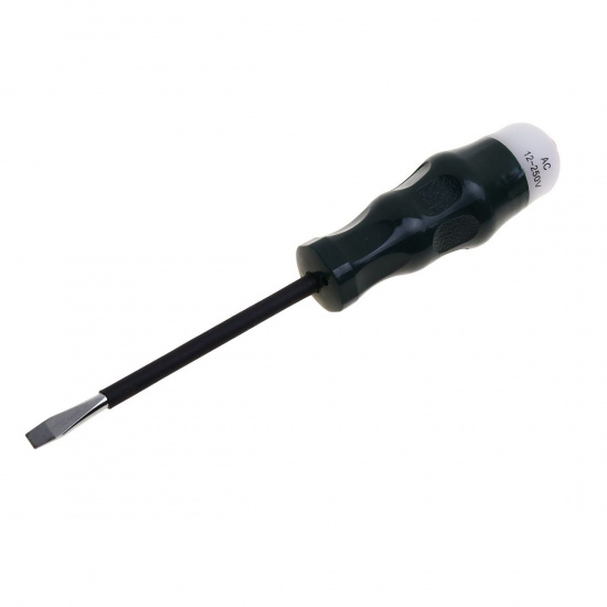 Большое фото товара - Отвертка индикаторная SL5x100 12-250V в блистере ROCKFORCE RF-70150100A, RF-70150100A. Вариант №1