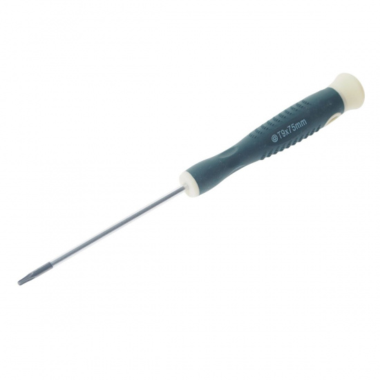 Большое фото товара - Отвертка TORX с отверстием ювелирная T9Hх75мм ROCKFORCE RF-73707509, RF-73707509. Вариант №1