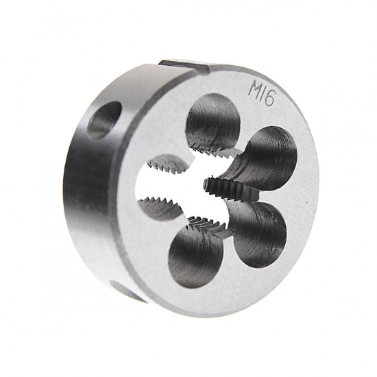 Большое фото товара - Плашка M16x2.0 в пластиковом футляре ROCKFORCE RF-DIE16x2, RF-DIE16x2. Вариант №1