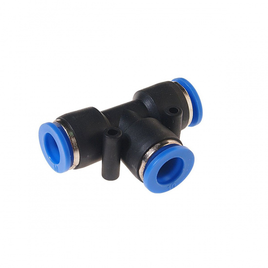 Большое фото товара - Фитинг T-образный для пластиковых трубок 10мм ROCKFORCE RF-SPE10, RF-SPE10. Вариант №1