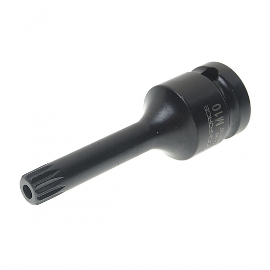 Большое фото товара - Головка-бита SPLINE глубокая ударная 1/2 M10 с отверстием ROCKFORCE RF-24807810T, RF-24807810T. Вариант №1
