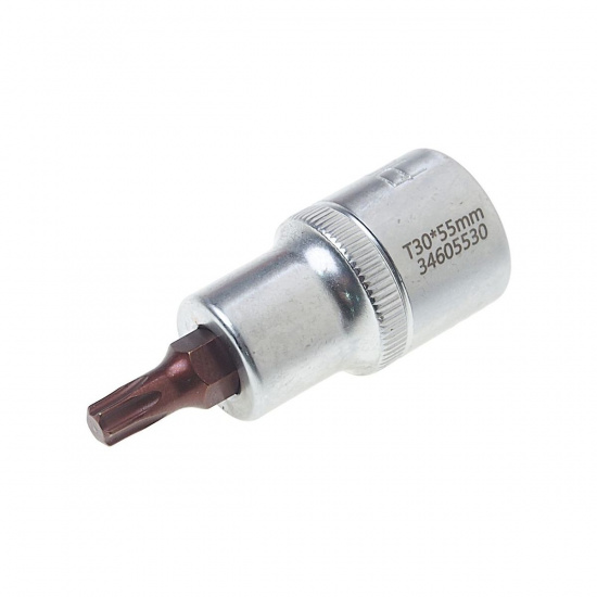 Большое фото товара - Головка-бита TORX T30 Premium 1/2 L-55мм ROCKFORCE RF-34605530PR, RF-34605530PR. Вариант №1