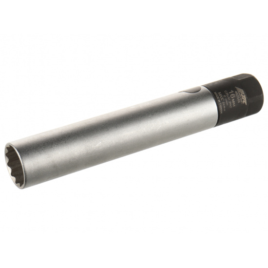 Большое фото товара - Головка свечная 3/8 16мм 12-ти гранная с фиксированным усилием затяжки JTC-462316, JTC-462316. Вариант №1